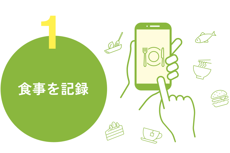 食事を記録
